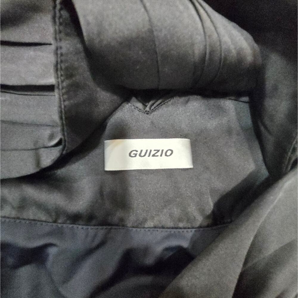 GUIZIO Wrapped Maxi Dress in Black - Picture 7 of 12